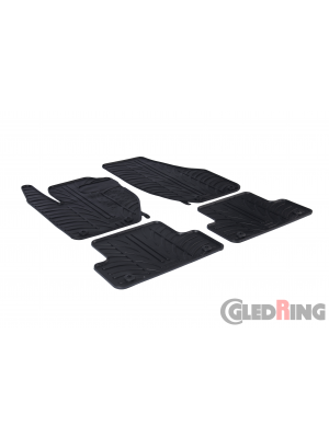 Original Gledring Passform Fußmatten Gummimatten 4 Tlg.+Fixing - Volvo V40 2012->